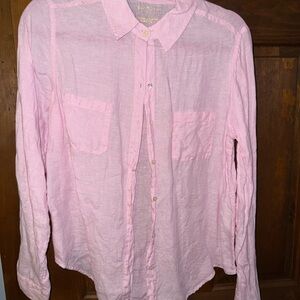 Linen Lilly Pulitzer Pink Top